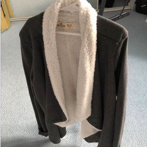 Hollister Sherpa Lined Cardigan